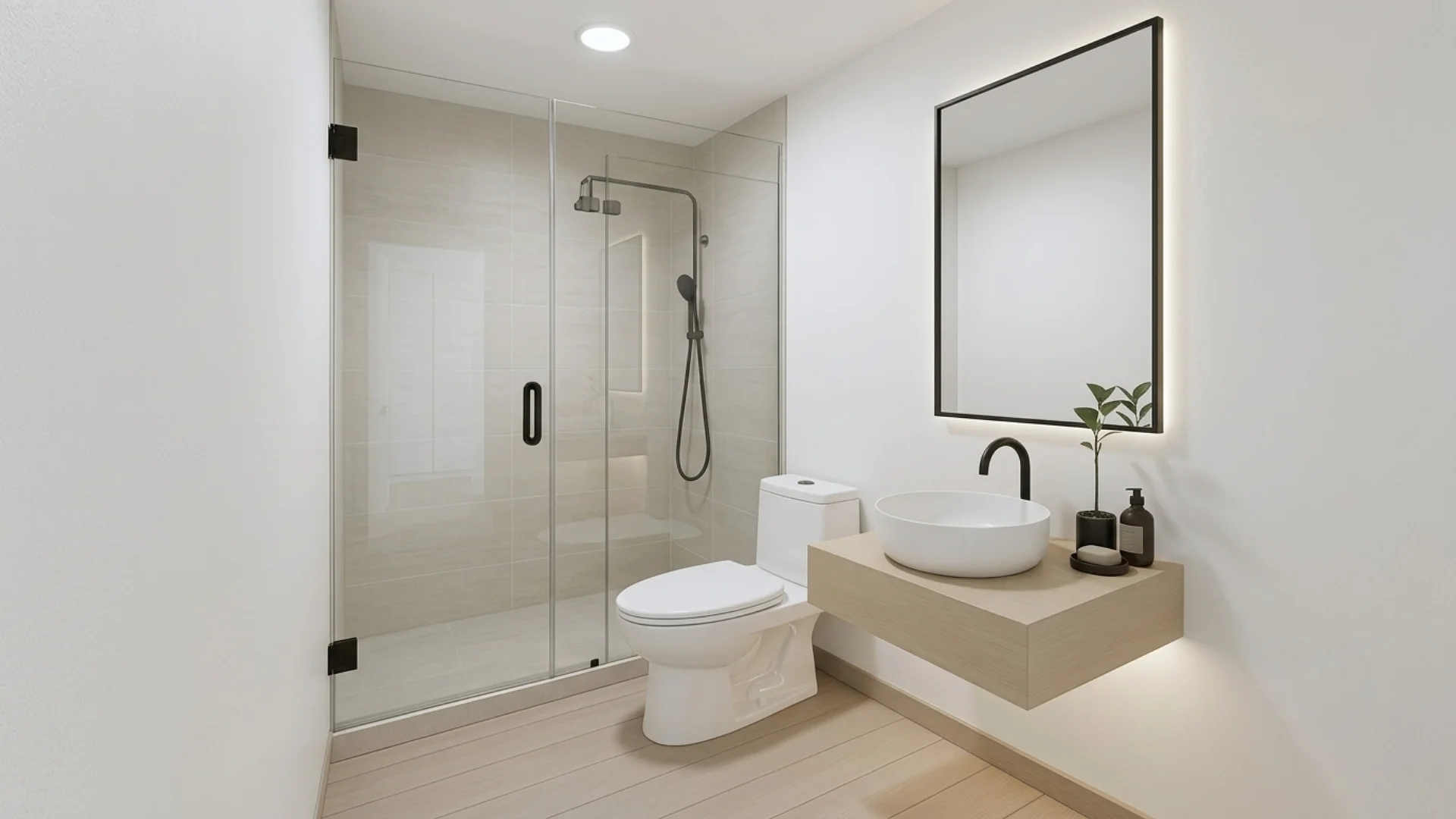 Baño de la casa Terramar en Mala