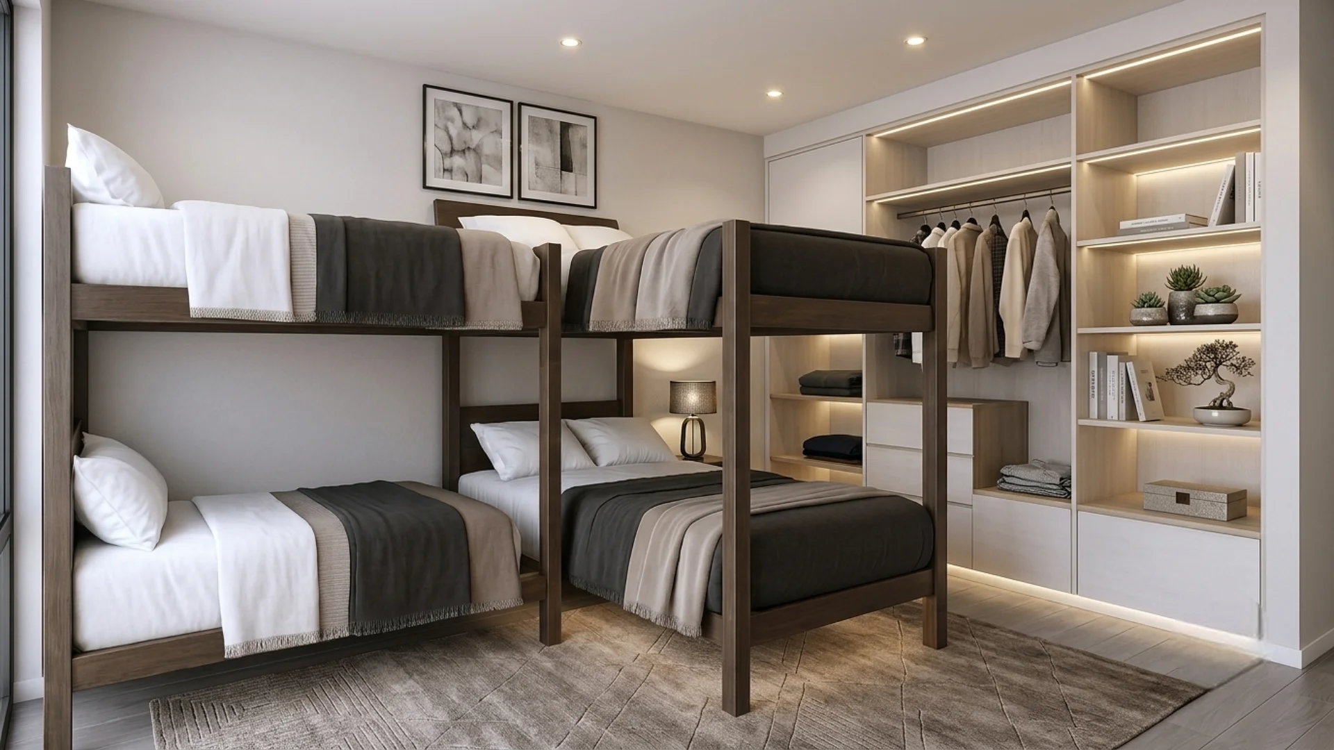 Dormitorio de la casa Terramar en Mala