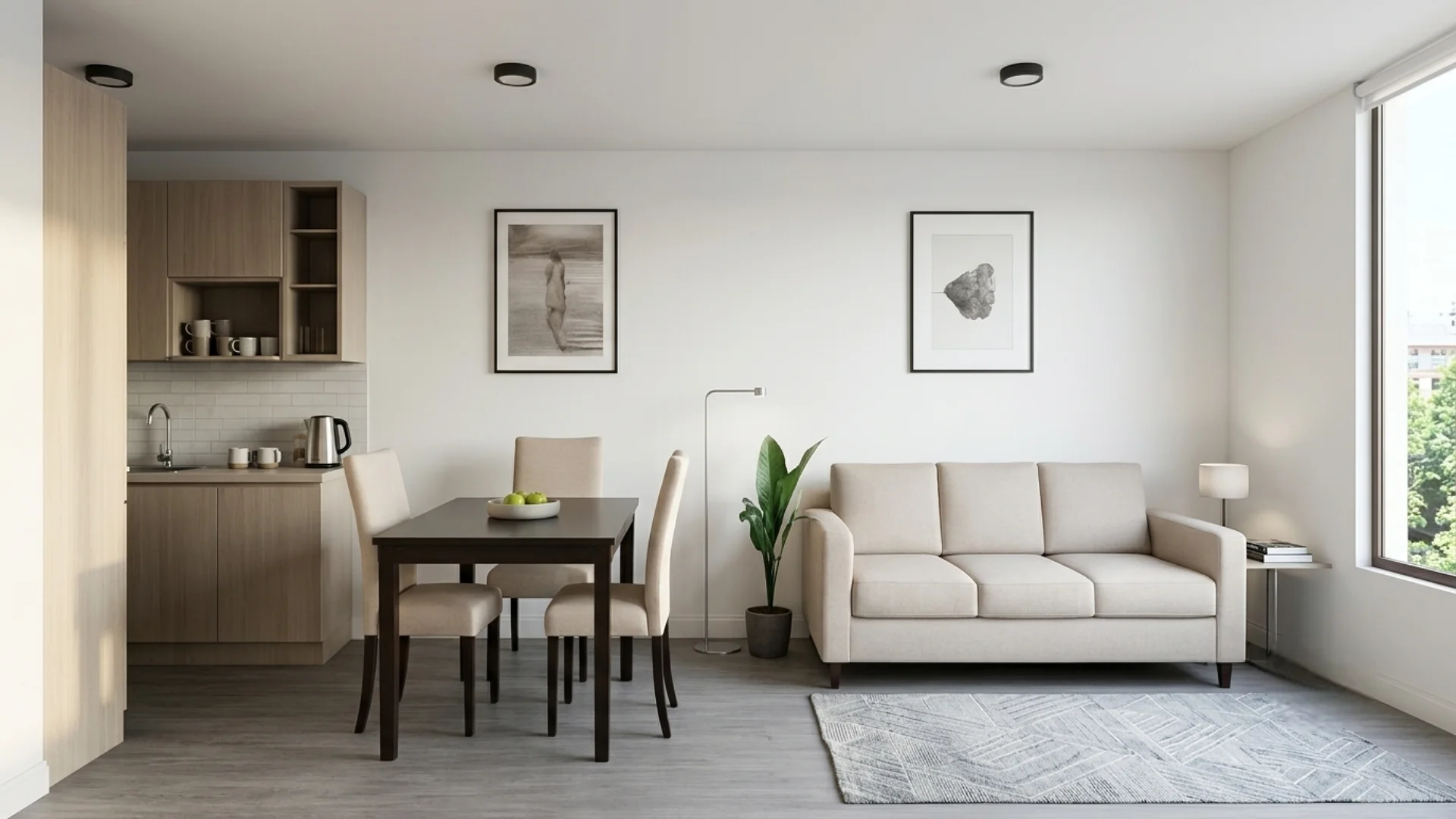 Sala de la casa Terramar en Mala