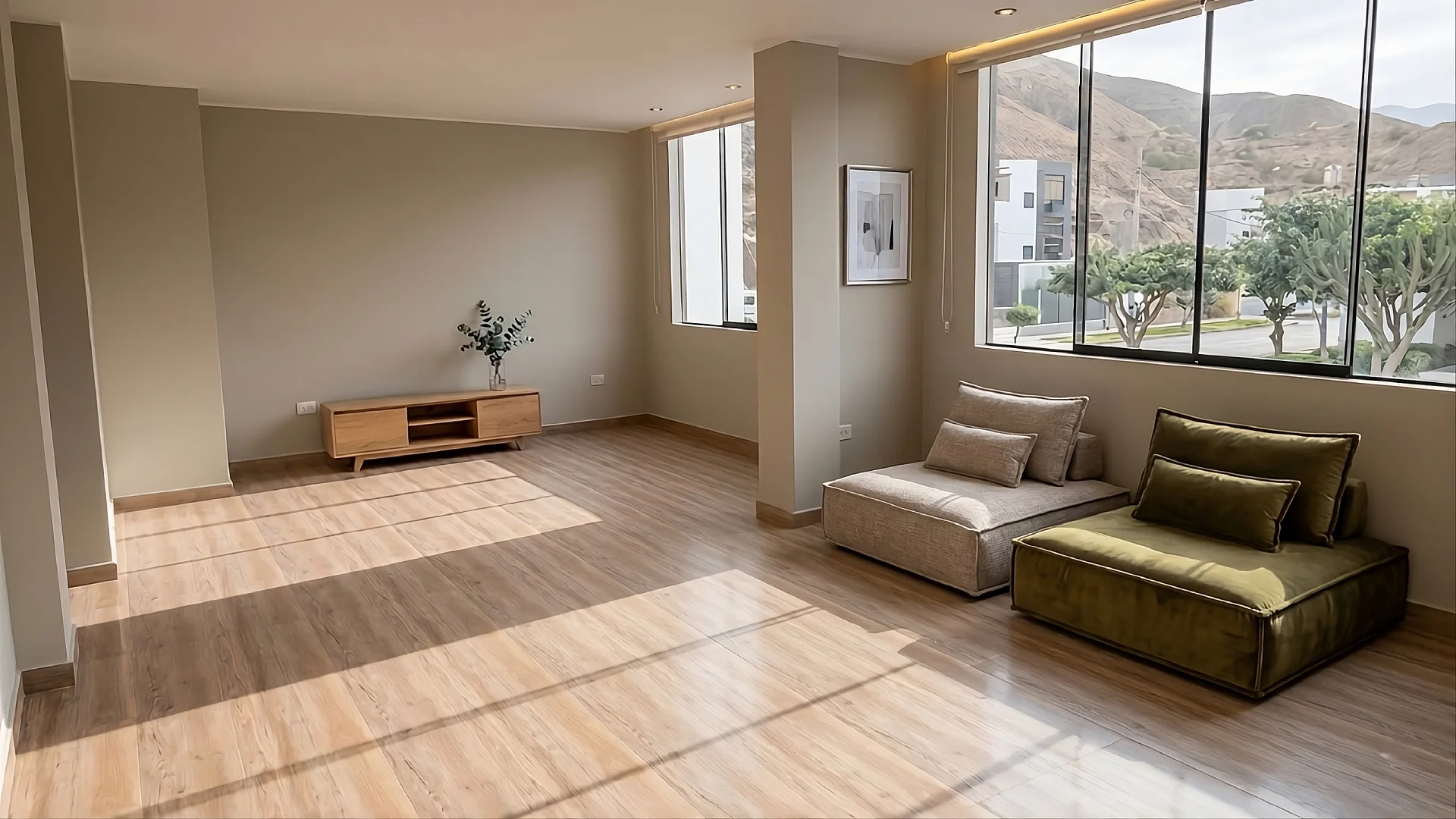 sala de la casa en la Molina